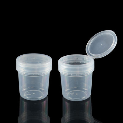frascos cosméticos luxuosos de creme do produto comestível do frasco de 240g 480g 600g PP com Flip Cap