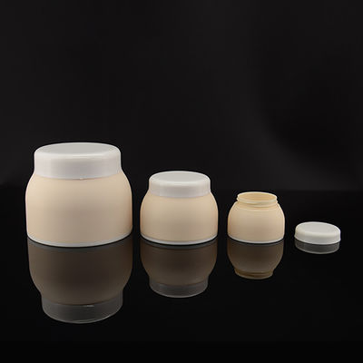 30ml 50ml 100ml PP vazios desnatam frascos plásticos claros livres em forma de bacia do frasco BPA com tampas