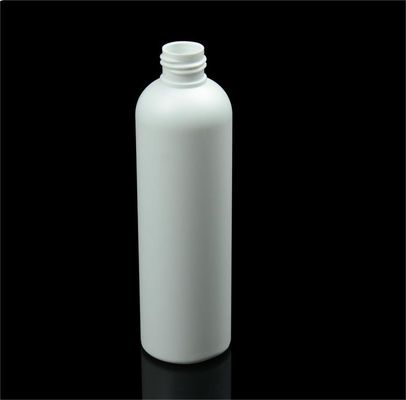 250ml personalizou da garrafa plástica branca do Hdpe da cor os recipientes plásticos finos 24/410
