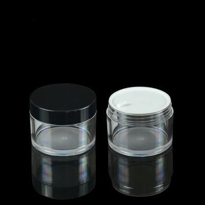 rotulagem de empacotamento cosmética do frasco do creme do frasco de 55mm 100ml PETG