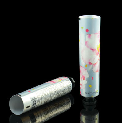 tubos plásticos recarregávéis cosméticos vazios coloridos do aperto de 35ml 45ml para o creme da mão