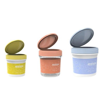 frasco de creme cosmético plástico vazio de 8oz 16oz 20oz PP que empacota com fechamento Flip Cap
