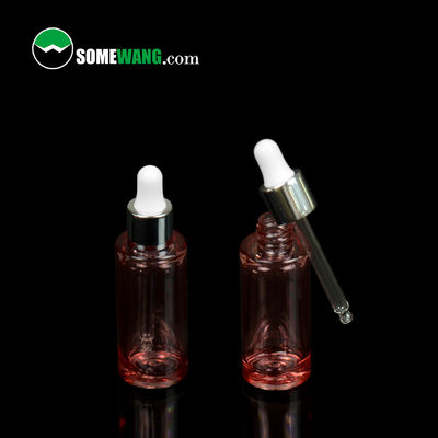 Garrafa de óleo essencial vazia da garrafa 10ml 30ml 40ml do conta-gotas de PETG com o conta-gotas do tubo do aperto