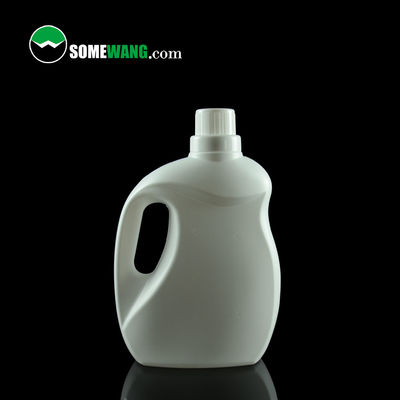 O PE plástico personalizou garrafa do detergente para a roupa do tamanho 2L da cor a grande com tampão de parafuso