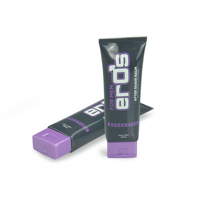 Tubo oval liso de empacotamento da loção de mão do tubo cosmético feito sob encomenda