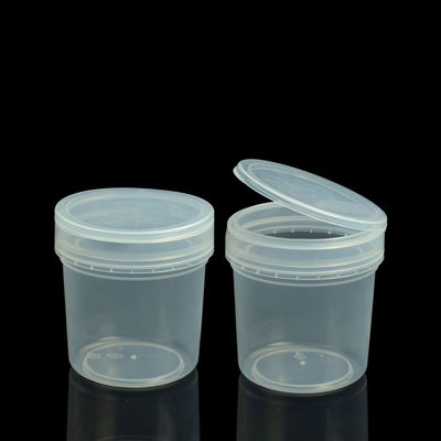 frascos cosméticos luxuosos de creme do produto comestível do frasco de 240g 480g 600g PP com Flip Cap