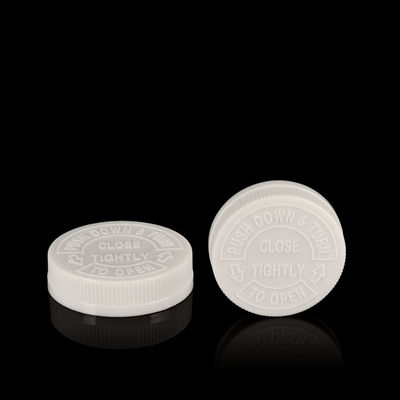 Da garrafa plástica resistente do tampão de garrafa da criança do parafuso pescoço superior das tampas 52mm 70mm 89mm