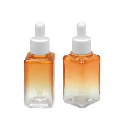 50ML empacotamento cosmético da garrafa de óleo essencial do quadrado 20/410 da garrafa do inclinação PETG