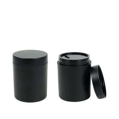 O cosmético biodegradável branco luxuoso dobro do frasco 50g 100g 150g do creme dos PP da parede range o ODM