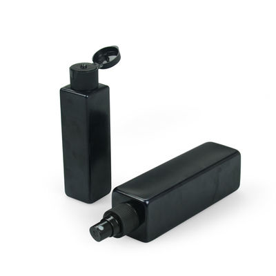 quadrado preto 4oz plástico 6oz da garrafa cosmética do ANIMAL DE ESTIMAÇÃO de 120ml 240ml