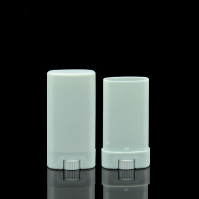 Plano vazio cosmético oval do gel da garrafa 15g da vara de desodorizante do ODM 15ml oval para o gel