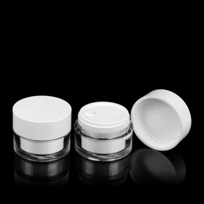 do recipiente luxuoso do creme de 50ml 100ml frasco cosmético recarregável substituível do creme de cara PETG