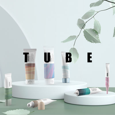 tubo de empacotamento do creme de corpo do aperto do tubo cosmético lavável 22mm reusável de 19mm