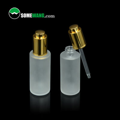 Garrafa de vidro 15ml do soro do olho do OEM 50ml que limpa as garrafas de óleo essencial 40ml