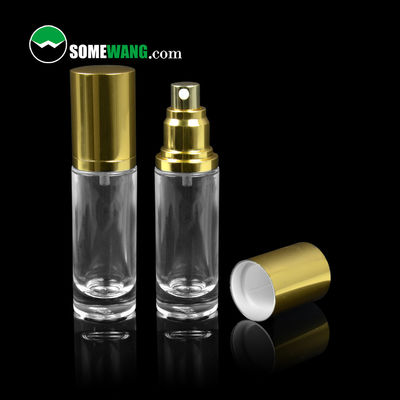 ANIMAL DE ESTIMAÇÃO Amber Frosted Dropper Bottles cosmética do recipiente do óleo essencial de 30ml 60ml
