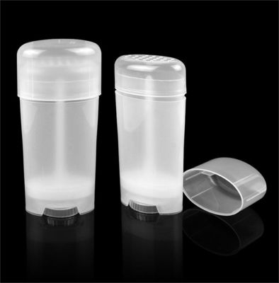 80ml o rolo vazio dado forma liso do desodorizante do ODM PP engarrafa recipientes grandes do volume