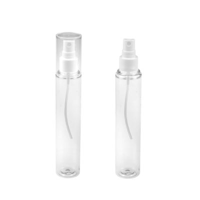 da garrafa lisa do animal de estimação do cilindro de 106mm garrafa plástica transparente grande da tampa 100ml