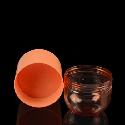 Frascos claros do animal de estimação do frasco cosmético do creme do cabelo dos produtos 270ml dos cuidados pessoais com tampas
