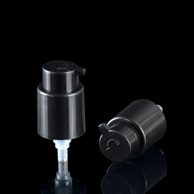 Bomba cosmética do tratamento do preto da bomba do pulverizador 0.5CC do distribuidor 24/410 de Nozzel para a essência