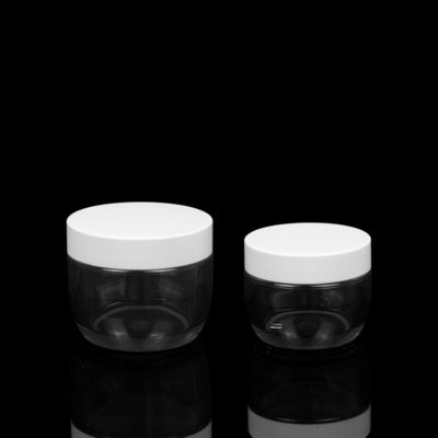 Empacotamento de creme vazio do frasco dos cuidados com a pele plásticos pesados do ANIMAL DE ESTIMAÇÃO da parede 30ml 50ml