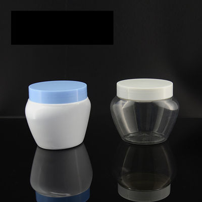 O plástico geado de galvanização do ANIMAL DE ESTIMAÇÃO range o frasco reciclável do creme dos cuidados com a pele 50ml