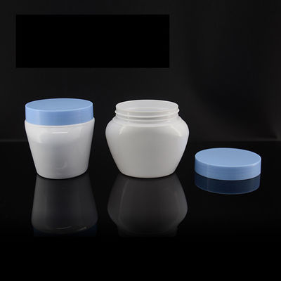 O plástico geado de galvanização do ANIMAL DE ESTIMAÇÃO range o frasco reciclável do creme dos cuidados com a pele 50ml
