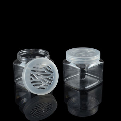 O quadrado de empacotamento de galvanização do ANIMAL DE ESTIMAÇÃO do frasco do ANIMAL DE ESTIMAÇÃO de 100ml 500ml range recipientes vazios do desodorizante