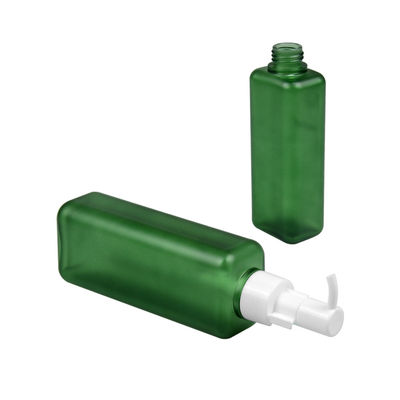 garrafa quadrada 24/410 da bomba da loção do corpo da forma da garrafa cosmética de 150ml 185ml PETG