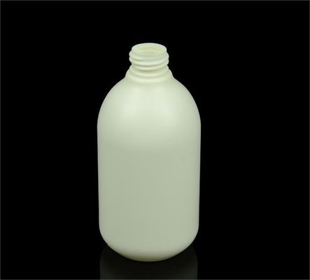 garrafa branca do Hdpe dos produtos macios dos cuidados com a pele da garrafa da inclinação 300ml 24/410