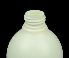 garrafa branca do Hdpe dos produtos macios dos cuidados com a pele da garrafa da inclinação 300ml 24/410