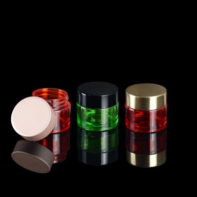 frasco de creme branco do frasco cosmético de 15ml PETG para o empacotamento cosmético dos cuidados com a pele de creme
