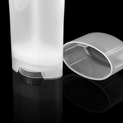 80ml o rolo vazio dado forma liso do desodorizante do ODM PP engarrafa recipientes grandes do volume