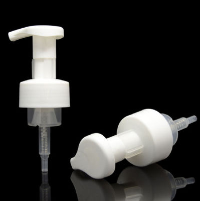 da garrafa luxuosa da bomba do sabão da espuma dos cuidados com a pele de 40mm recipiente cosmético branco claro