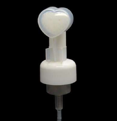lavagem da cara do silicone da escova de garrafa da espuma de 43mm com a bomba facial da escova do limpador da escova