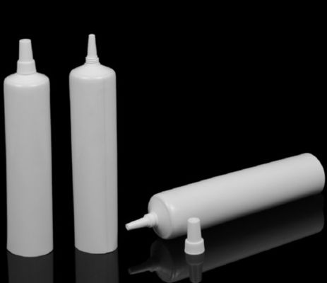 tubos cosméticos de alumínio plásticos do tubo de 60ml ABL com bocal longo