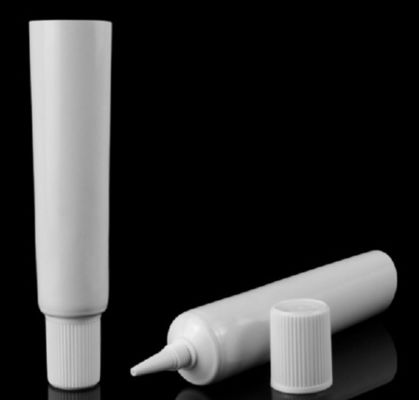 tubos cosméticos de alumínio plásticos do tubo de 60ml ABL com bocal longo