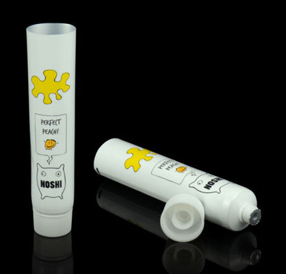 tubos cosméticos vazios do aperto ABL do tubo Squeezable de 25ml com tampão de parafuso