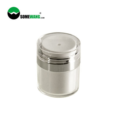 Frasco mal ventilado acrílico 30ml 50ml da bomba dos cuidados com a pele cosméticos luxuosos do recipiente do creme dos cuidados pessoais