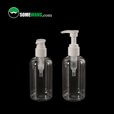 garrafa plástica do ANIMAL DE ESTIMAÇÃO do chuveiro do champô 100ml/200ml/500ml com empacotamento do cosmético do pulverizador da bomba