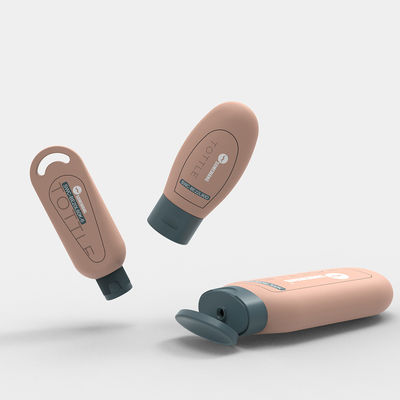 garrafa personalizada de cabeça para baixo do Sanitizer da mão do PE 60ml com Flip Top Lid