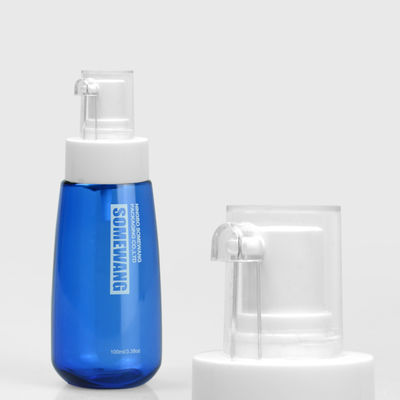 garrafa de empacotamento cosmética plástica vazia do gel do chuveiro dos grupos PETG de 30ml 60ml 80ml 100ml PETG