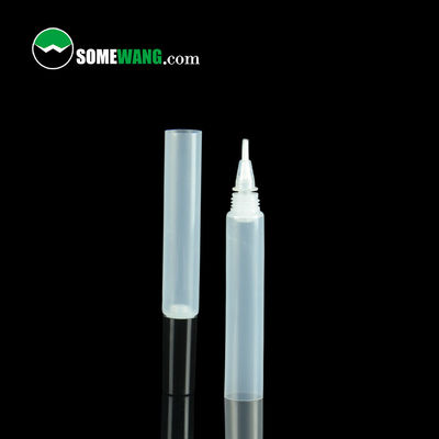 os tampões de parafuso 15ml escovam o tubo de empacotamento cosmético do recipiente do tubo principal do brilho do bordo