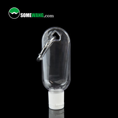 grupos feitos sob encomenda da garrafa do gel do Sanitizer da mão de 30ml 60ml PETG com Flip Caps