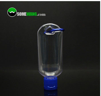 grupos feitos sob encomenda da garrafa do gel do Sanitizer da mão de 30ml 60ml PETG com Flip Caps