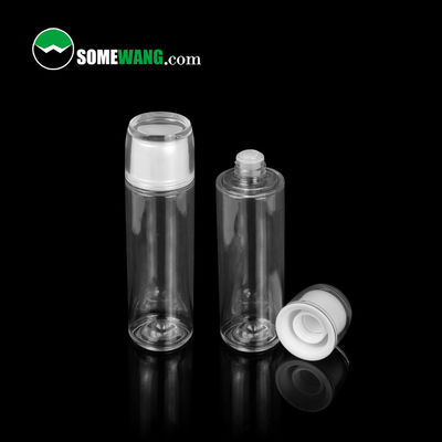 a parede grossa transparente PETG plástico Skincare de 100ml 120ml engarrafa a garrafa de tonalizador cosmética de PETG