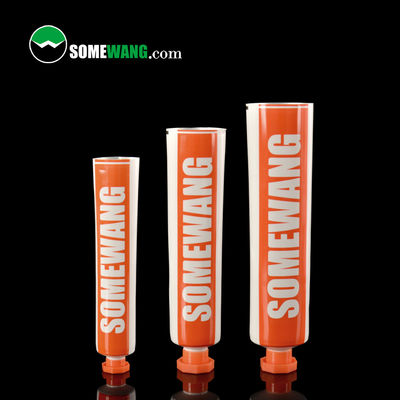 tubo plástico de 40ml 60ml 90ml ABL com o tampão de parafuso para o creme da proteção solar do dentífrico