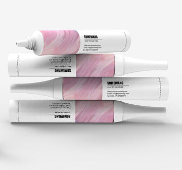 Tubo de creme para os olhos de plástico ABL de 15 ml com aplicador de massagem para embalagens de cosméticos
