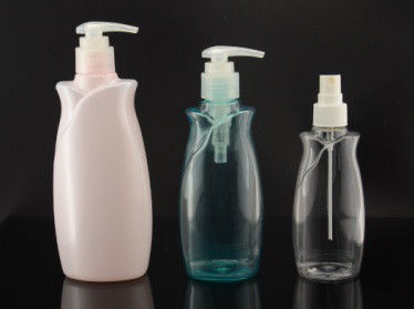 Garrafa vazia plástica 130ml 230ml 300ml do champô do ANIMAL DE ESTIMAÇÃO cor-de-rosa da flor